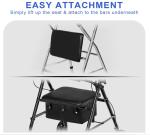 Premium Under Seat Rollator Bags - 4 Pocket Walker Basket Storage for Seniors