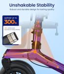 VOCIC Walker with Seat for Seniors, Z57 Outdoor Rollator Walker with 12" All Terrain Big Wheels, 7-Level Adjustable Height Rolling Walker with Safety Brakes, Storage Bag, Cup Holder