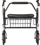 NOVA Mighty Mack Heavy Duty Extra Wide Rollator Rolling Walker 500lbs Cap - NEW