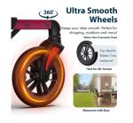 TULUR Outdoor Rollator Walker with Seat, All Terrain Walker Pre-Installed,Rol...