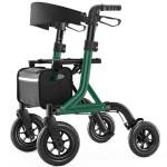 MAXWALK Portable All Terrain Foldable Outdoor Walker 10" Wheels 300lb Senior USA