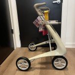 byACRE Ultralight Carbon Rollator Walker - Oyster White