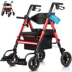 Carbon Ultralight 2-in-1 Rollator Transport Chair