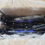 Aojin All Terrain Rollator Walker Lightweight Foldable 8 In Wheels 300lb Senior