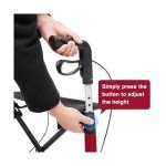 Lightweight Carbon Ultralight Rollator Walker for Seniors