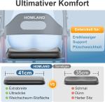 Heavy-Duty Foldable Rollator with Comfort Seat & Smooth Mobility