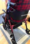Rollator Walker & Chair, $210 MSRP, 10"/8" wheels, all-terrain tires, 300 lb Red