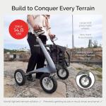 Lightweight Carbon Rollator with All Terrain Performance