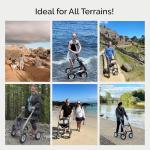 Lightweight Carbon Rollator with All Terrain Performance
