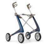 byACRE Carbon Ultralight Rollator Regular 16.5" Wide Seat - Royal Blue