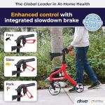 Red Drive Medical Nitro Sprint Rollator Walker