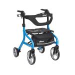 Nitro Sprint Lightweight Folding Rollator Walker, Blue