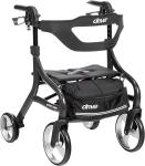 New Drive Medical Nitro Sprint Hemi Rollator Walker Heavy Duty w/Seat