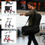 Travel Bag for Carbon Ultralight Rollator Walker, Heavy Duty Durable Carbon Ultralight Rollator Walker Accessory. Thick Material, Great Fit and Makes More Easier for Transporting, Keep Rollator Safe