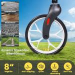 Cosydora Walkers for Seniors with Seat, Foldable Rollator Walker, Reinforced Aluminum Frame, 8" All Terrain Wheels, Height Adjustable Lightweight Rolling Walker, 350lb Weight Capacity, Sage Green