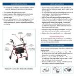 Lightweight Folding Carbon Rollator Walker with Seat