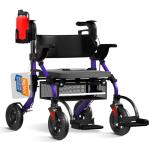 BigAlex Rollator Walkers for Seniors with Wider Seat,Walker Wheelchair Combo,2 in 1 Rollator Walker, Transport Wheelchair for Adults,Rolling Walker with All-Terrain Wheels,400 LBS Weight Capacity
