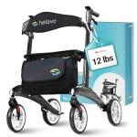 Helavo Ultra-Light Carbon Rollator - 5.6 kg