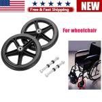 1Set 6" Wheelchair Accessorie Heavy Duty Rollator Wheels for Walkers Rollators