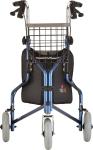 NOVA Traveler 3-Wheel Rollator Walker, All Terrain 8” Wheels BLUE - OPEN BOX