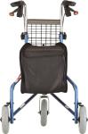 NOVA Traveler 3-Wheel Rollator Walker, All Terrain 8” Wheels BLUE - OPEN BOX