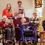 Bariatric Rollator Walker Heavy Duty with Large Padded Seat up to 400 Lb Capacity (Blue)