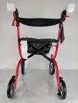 Drive Medical Nitro DLX Foldable Rollator Walker w/Seat Tall Red RTL10266-T