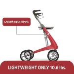 ACRE Carbon Ultralight Rollator Walker with Bag