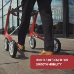 ACRE Carbon Ultralight Rollator Walker with Bag