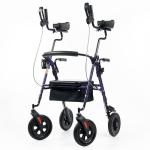 ELENKER All-Terrain Rollator Walker with 10” Wheels