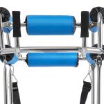 Portable Medical Standing Aid, Adult Walker for Seniors Hemiplegia Rehabilitation Standing Frame, Walking Aid Standing Walker with Infusion Holder for Elderly & Post-Surgery People