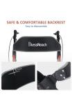 BlessReach Heavy Duty Rollator Walker For Seniors Wide Seat Backrest 450lbs...
