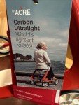 byACRE Ultralight Carbon Rollator Walker - Red