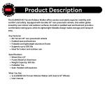 ELENKER Senior Rollator Walker All-Terrain with Seat & 10” Non-Pneumatic Wheels