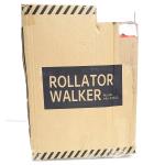 ELENKER Senior Rollator Walker All-Terrain with Seat & 10” Non-Pneumatic Wheels