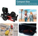 ELENKER Senior Rollator Walker All-Terrain with Seat & 10” Non-Pneumatic Wheels