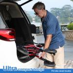 Heavy Duty Folding Rolling Wide Seat Rollator Walker With 10” front wheels 300lb