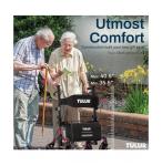 TULUR Outdoor Rollator Walker with Seat, All Terrain Walker Pre-Installed,Rol...