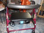 Medline  Bariatric Rollator - burgundy 500lb capacity brand new