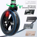 Matinal Ultralight Foldable Rollator Walker with Seat