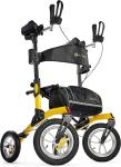 Comodità Tipo Stand Up All Terrain Upright Rollator Walker Seat Pneumatic Tires