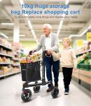 FlyingJoy 3 Wheel Walkers for Seniors,2025 New Ultra Lightweight Foldable Walker for Elderly,Extra Wide Basket for Seniors and Adults with Large Aluminum (Black)