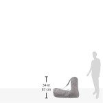 Grey Carbon Ultralight Rollator Travel Bag – Durable