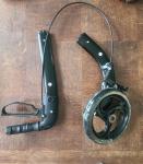 3 Wheel Walker for Seniors, Foldable Wheeled Rollator All-Terrain w/ Cane Holder