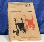 Topro Troja 5G M Silver Heavy Duty Rollator Walker W/ Back Support 814600 330lb