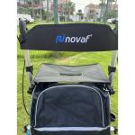 Rollator Walker: Puncture-Proof Wheels, Adjustable Height, Folding Outdoor