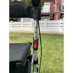 Rollator Walker: Puncture-Proof Wheels, Adjustable Height, Folding Outdoor