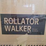 Elenker All-Terrain 10" Wheel Rollator w/ Padded Seat & Backrest, 300 lb Capacit