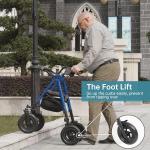 Elenker All-Terrain 10" Rollator Walker with Padded Seat Backrest Senior 300 lb