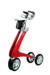 byACRE Ultralight Carbon Rollator Walker - Red
